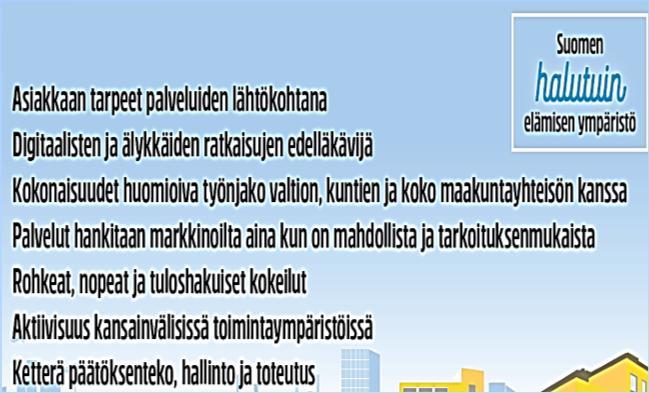 seuranta ja ohjaus Asiakkuuksien hallinta Palvelujen järjestäminen