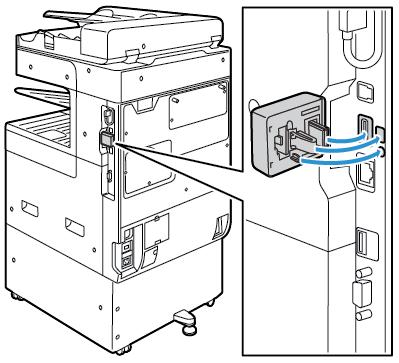 Aloittaminen a. Paina tulostimen ohjaustaulun Virta/herätys-näppäintä ja kosketa sitten Virrankatkaisu. b. Avaa etuovi ja katkaise virta päävirtakytkimestä.
