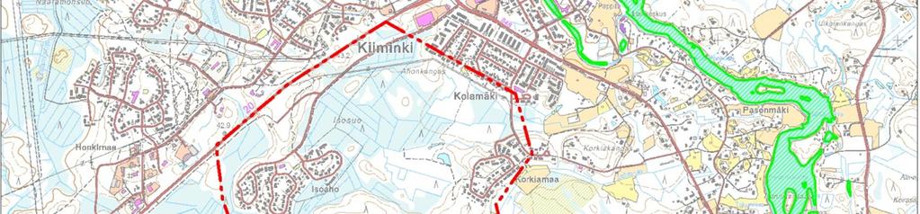 . SUOSITUKSET MAANKÄYTÖN SUUNNITTELULLE Slvitysaln maisma on pitkälti lonnonmaismaa aln ollssa srimmaksi osaksi rakntamaton.