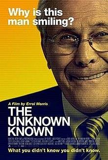 Riskienhallinta Reports that say that something hasn't happened are always interesting to me, because as we know, there are known knowns; there are things we know we know.