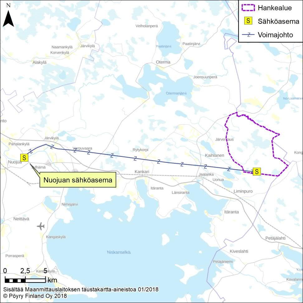 1 JOHDANTO Tuulialfa Oy kehittää ja suunnittelee tuulipuuston rakentamista Vaalan Turkkiselän alueelle.