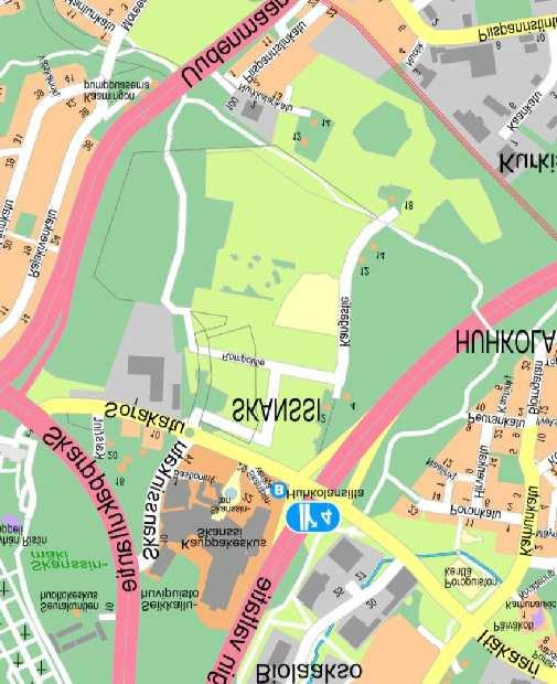1970 23 462 700 6 701 700 035 KOULA BJÖRKAS ajo (24/PL-1, VU-1) Skanssinkatu Skansgatan ET-1 PL-1 V 1900 pi-1 2700