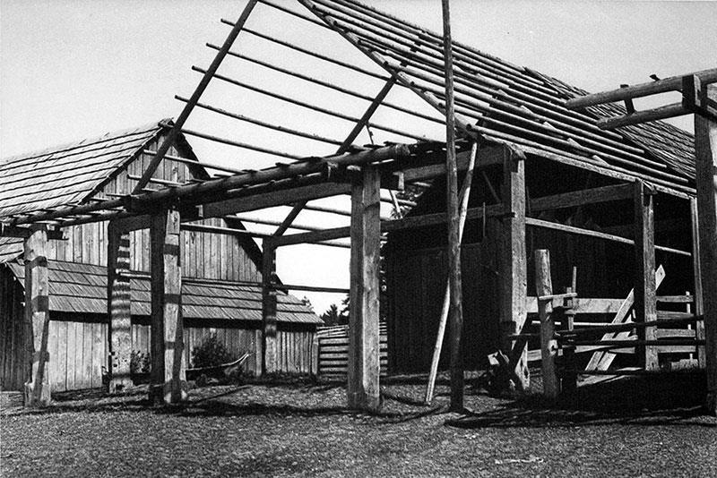 Old wooden structures will eventually become non-existent.