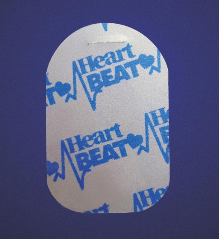 HeartBeat FI 061006 EKG-ELEKTRODI HEARTBEAT Röntgenläpäisevä lyhytaikaiselektrodi PVC-fri PVC-vapaa HEARTBEAT LYHYTAIKAISSELEKTRODI Pieni lyhytaikaiselektrodi joka kiinnitty erittäin hyvin.