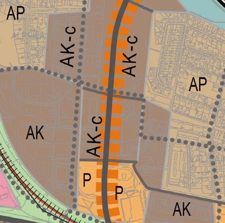 2016) koostuu kahdesta kaavakartasta. Koko kaupungin kattavassa kaavakartalla 1 suunnittelualue on osa kaupunkikehittämisvyöhykettä 2, kaupunkikäytävä, joka kattaa mm.