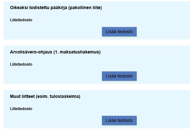 Liitteet (poista vanhat