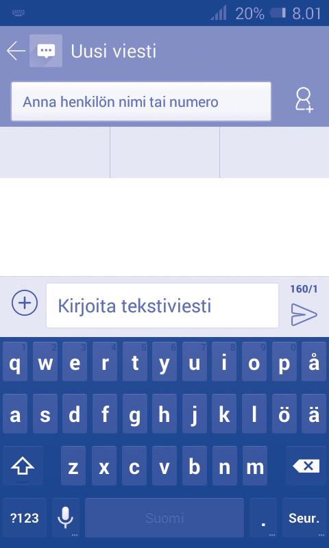 Asetukset\Ääni. 1.4 Sovellukset ja pienoisohjelmat Sovellukset-luettelossa näkyvät kaikki esiasennetut ja käyttäjän asentamat sovellukset. Syötä tekstiä tai numeroita.