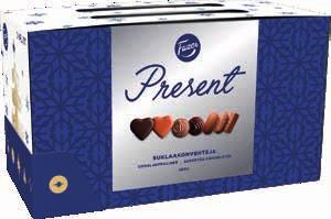 3-pack *6416453025325* Fazer Present 260 g 5-pack *6416453025332* 402536 Fazer Present 260 g 3-pack