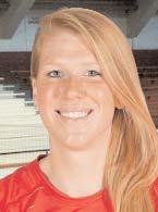 #11 MADDIE FITZPATRICK MB FRESHMAN, 6-FOOT-2 EVANSTON, ILL./EVANSTON TOWNSHIP 2012: Had five kills, five total blocks, and three digs in MAAC Championship victory over Siena... Had eight kills on.