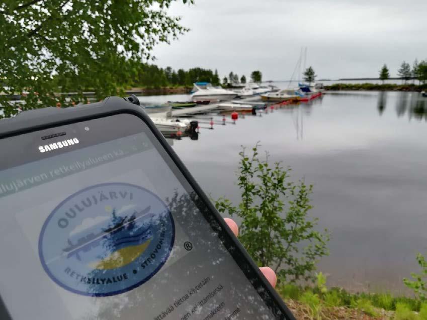 Oulujärvi digitalisaatiohankkeen pilottikohteena Oulujärven retkeilyalue oli yksi kolmesta pilottikohteesta, joilla testattiin aineistonkeruuta mobiililaitteella sekä uudistettiin kävijätutkimuksen