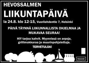 fi Kausimaksu jäsenille 35 ei jäsenille 70. PÖYTÄTENNIS Töölön kisahalli, Paavo Nurmen kuja 1 C. Yhteyshenkilö: Pekka Räsänen puh. 045 674 8758 SISÄKURLING Tiistaina klo 19-21.