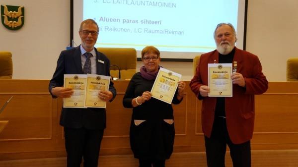 Piirikilpailun 2018-2019 tulokset julkistettiin alueseminaareissa I-alue 1.