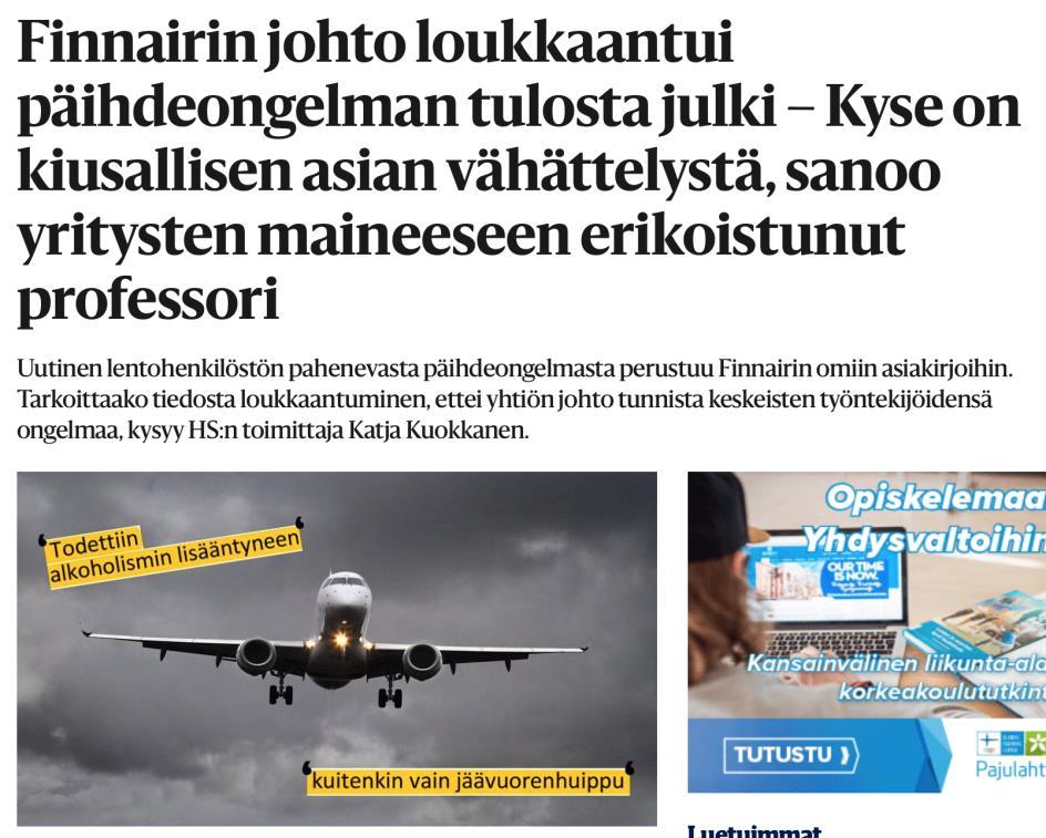 Mikä on muuttunut Tänään sinua arvostellaan sen perusteella mitä tiesit, milloin