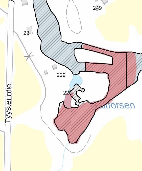 110 Tyysterinkoski, Porvoo Tyysterinkoski on patojen ja voimalaitosten vuoksi jo merkitty kalastuskieltoalueeksi kalastusrajoitus.fi -palvelussa. Rajoitusalue on toistaiseksi riittävä.