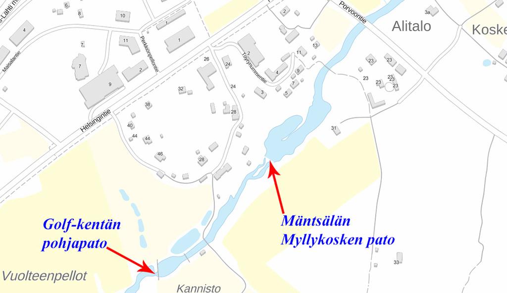 124 Mäntsälänjoen Myllykoski, Mäntsälä Mäntsälän Myllykoskelle laaditaan kunnostussuunnitelmaa osana Mäntsälän keskusta kehittämistä.