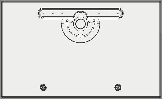 2. MONTERING Du kan även montera TV:n på 38mm avstånd från väggen enligt bilden nedan. 2.