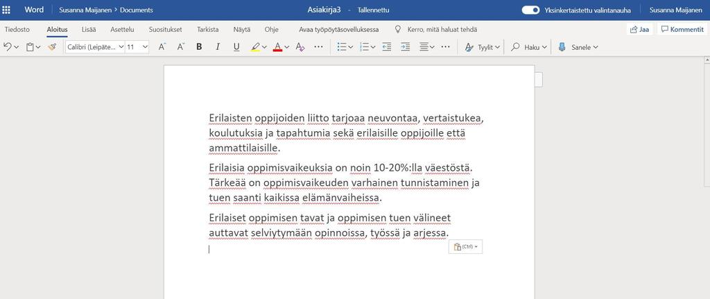 KIRJOITA TEKSTI