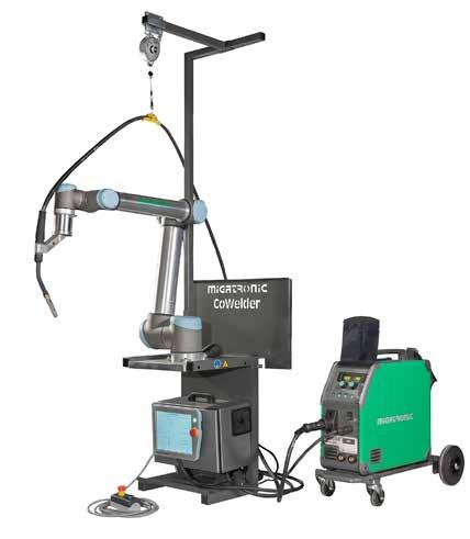 TUOTENO 79115011 CoWelder/UR10/Omega² CoWelder 300 Advanced, ilmajäähdytetty MIG/MAG-hitsauskone Omega² Advanced Ohjauspaneeli