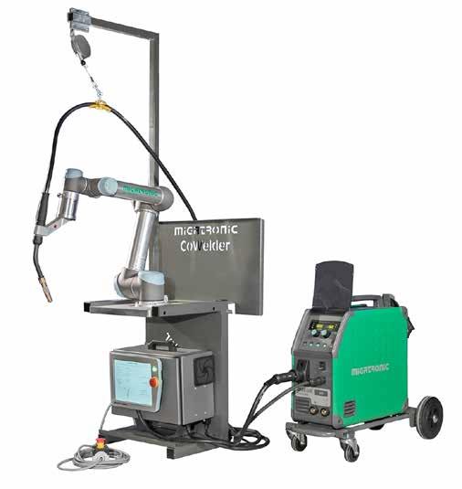 TUOTENO 79115001 CoWelder/UR5/Omega² CoWelder 300 Advanced, ilmajäähdytetty MIG/MAG-hitsauskone MAKSIMI JOUSTAVUUS Omega² CoWelder 300 Advanced Ohjauspaneeli