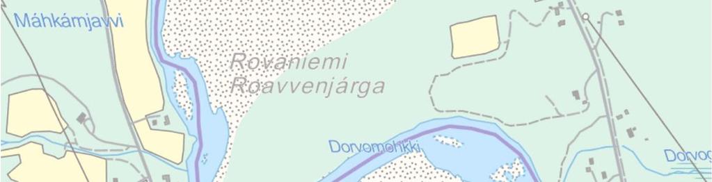 Tässä tarkastellaan suojaamatonta rantatörmää niemen etelälaidalla (kuva 9). Törmä on 1,5-4 m korkea, hiekkaa ja kivikkoa.