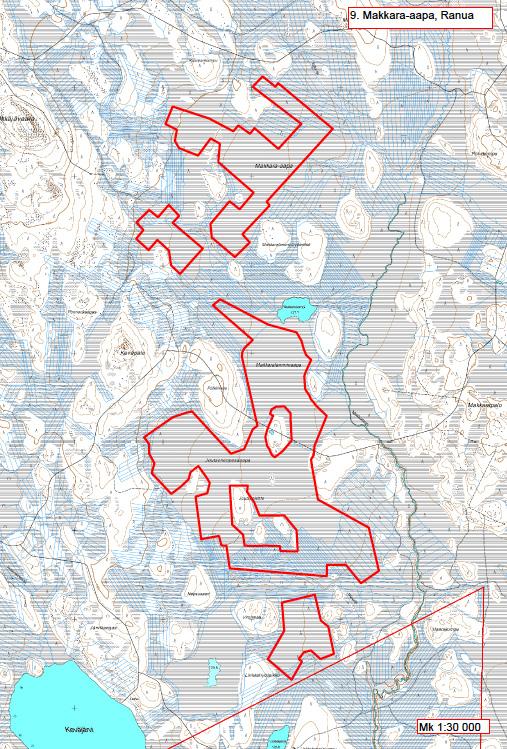 Makkara-aavan viitasammakkoselvitys 2017 2 (5) 1 Tehtävän sisältö ja selvitysalue Toimeksiantona oli selvittää viitasammakon (Rana arvalis) mahdollista esiintymistä Ranuan Makkara-aavalle