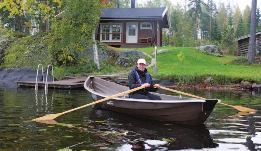 Suvi 495 terva on erittäin vakaa ja uppoamaton soutuvene mökki- ja kalastuskäyttöön.