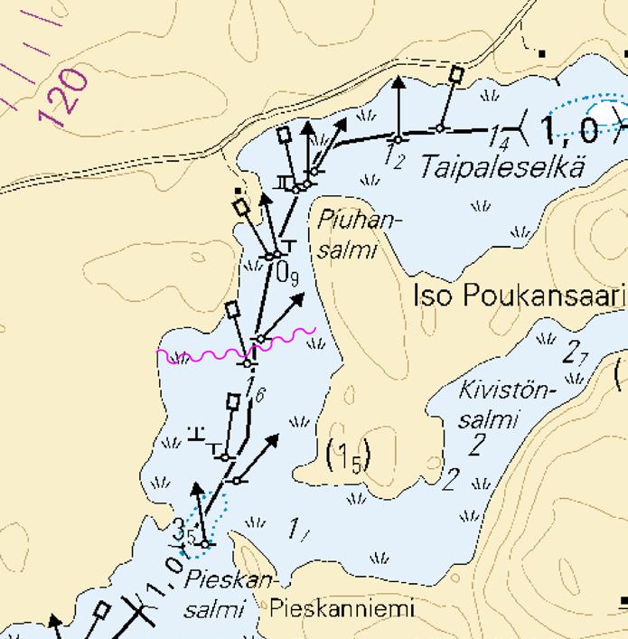 N-sarja Ntm 14 / 20.05.2010 Tm/UfS/NtM 26. 20.09.2019 *220 /2019 (2019-09-20) Suomi. Kokemäenjoen vesistö. Mänttä-Vilppula. Piuhansalmi. Kaapelit ja johdot Finland. Kumo älvs vattendrag.
