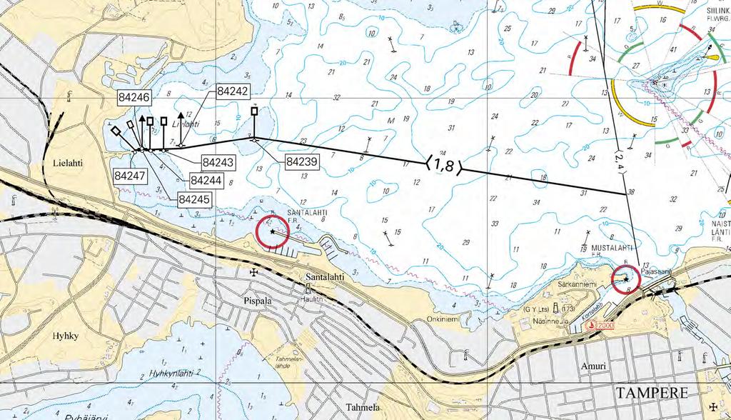 61 30.853'N 23 42.288'E 84239 3 N501, N501.1 61 30.834'N 23 41.744'E 84242 4 N501, N501.1 61 30.817'N 23 41.621'E 84243 5 N501, N501.1 61 30.818'N 23 41.520'E 84244 6 N501, N501.1 61 30.816'N 23 41.