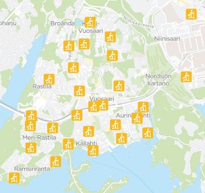 Asemallinen potkulautakokeilu Vuosaaressa HSL:n IdeaLab-hankekilpailun (2018) toinen voittaja Toteuttaja Samocat Sharing Oy Asemien sijainneista kysely asukkaille, lisäksi sijoittelussa huomioitu