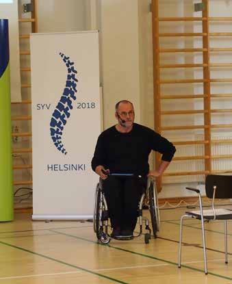 Validiassa. Tämä kuntoutusmuoto sopii yläraajojen kuntoutukseen esimerkiksi selkäydinja cp-vammaisille henkilöille.