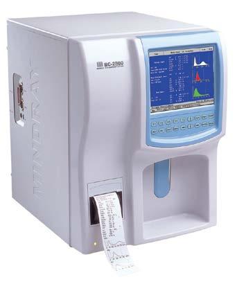 Mindray BC-2800 -verenkuvalaite Mindrayn BC-2800 -analysaattori mittaa perusverenkuvan ja kolmiosaisen valkosolujen erittelyn.
