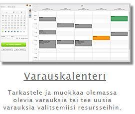 2 4. Klikkaa varauskalenteria.