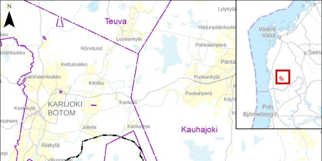 1 JOHDANTO (myöhemmin hankevastaava) suunnittelee tuulivoimapuistoa Rajamäenkylän alueelle Isojoen ja Karijoen kunnissa.