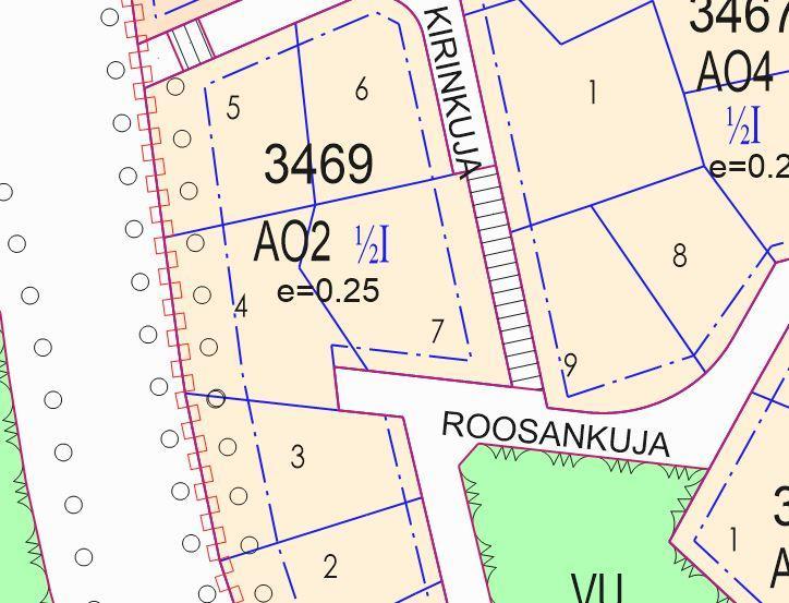 5 Asemakaava Suunnittelualueella (kuva 8) on voimassa Klaukkalan Ylitilan alueen asemakaava (3-198) vuodelta 1993.