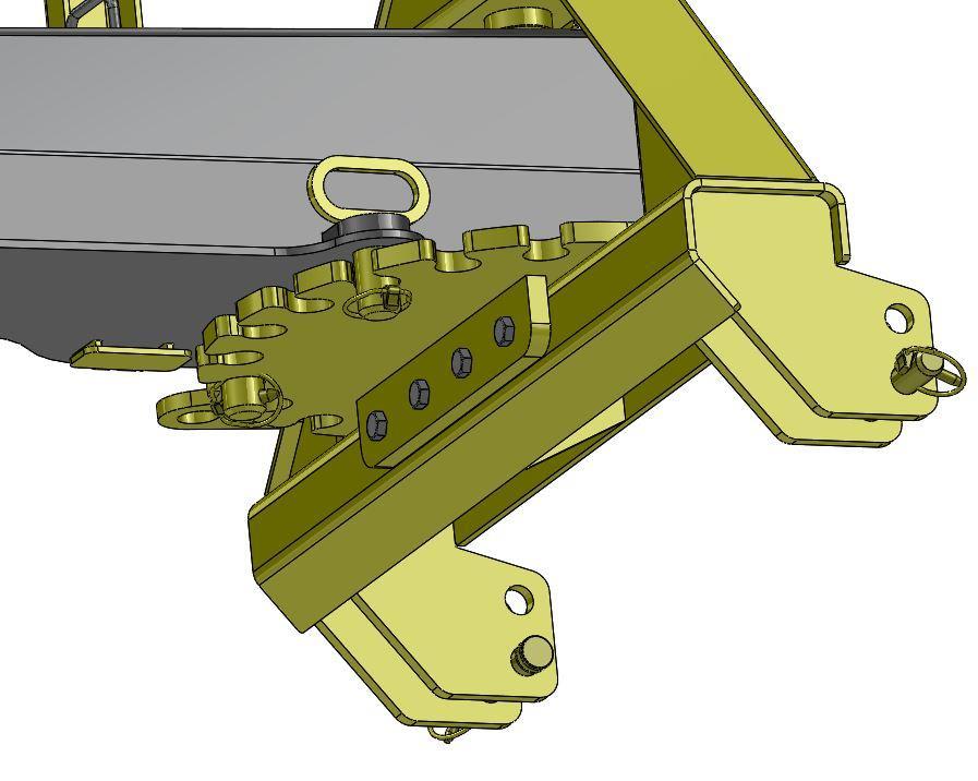 Turn the grader frame and blade disc to normal middle position, engage the parking brake and the grader s support leg.