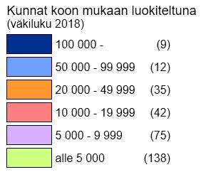 Suomen suurimman kunnan, Inarin sisään mahtuisi 2 889
