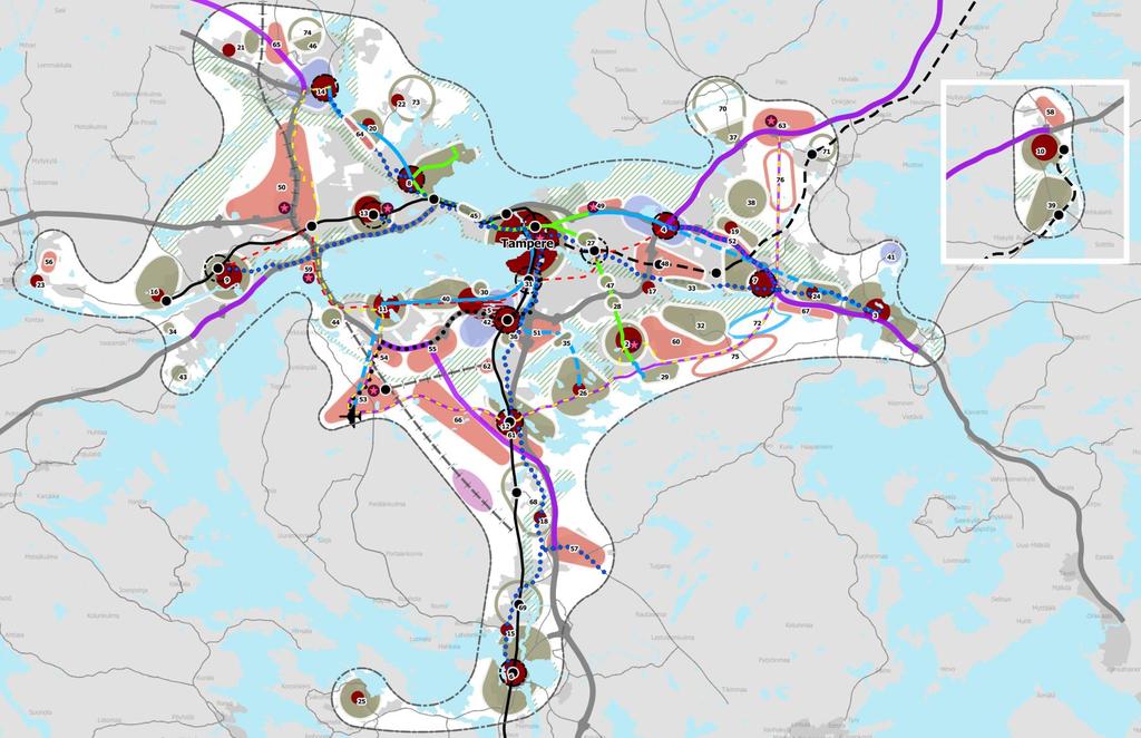 Tampereen kaupunkiseutu Seutu on kasvanut n.