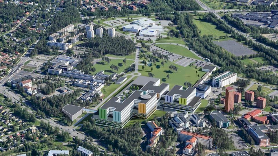 THL, KASTELLIN TUTKIMUSKESKUS TULEVAISUUDEN SAIRAALA OYS 2030 DENTOPOLIS MEDIPOLIS OULUN YLIOPISTON