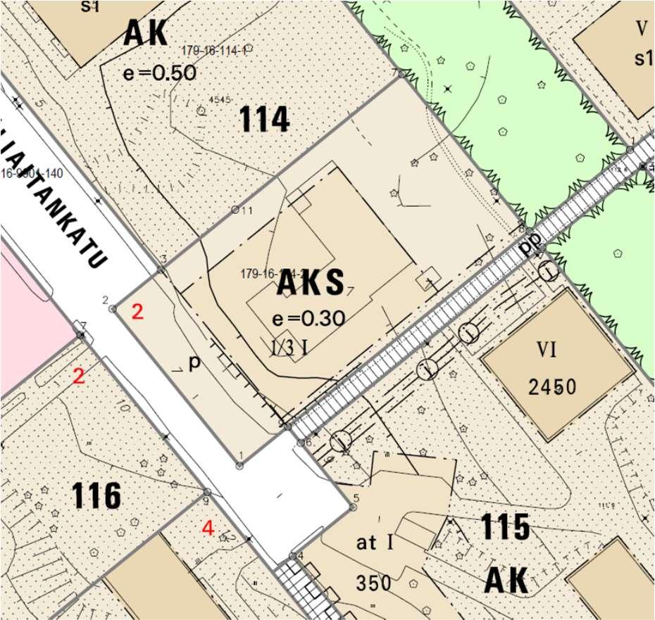 Asemakaavan muutos koskee 16. kaupunginosan korttelin 114 tonttia 2. 2. Suunnittelutehtävän määrittely sekä tavoitteet Asemakaavan muutokseen on ryhdytty yksityisen maanomistajan hakemuksesta.