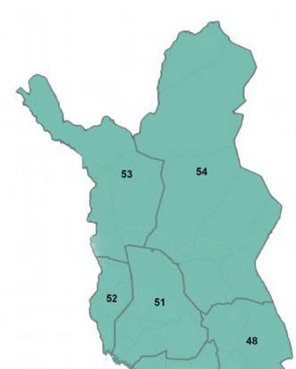 LAPIN LEADER-RYHMÄT Lapin Leader-ryhmät Leader Peräpohjola (51) Simo, Keminmaa, Kemi, Tervola, Rovaniemi ja Ranua Leader Outokaira tuottamhan (52) Tornio, Pello, Ylitornio Leader Tunturi-Lappi (53)