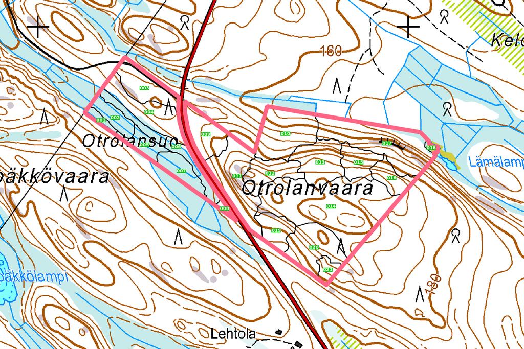 Omistaja: Kunta: LIEKSA Metsätila: Louhikko Kiinteistönumero: 422-414-14-14