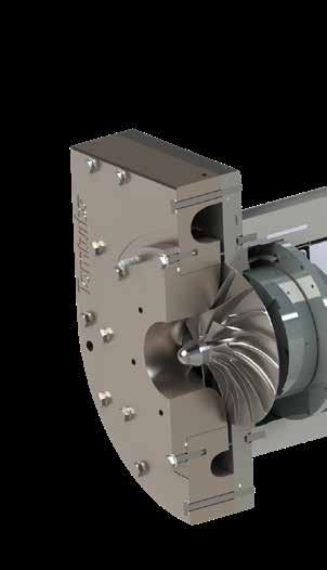 Tamturbon aktiivimagneettilaakerointi (Active Magnetic Bearing, ABM) on Touch- Free TM -teknologian ydin.