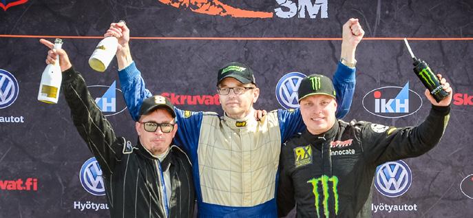 SM-pisteet 2018 SuperCar 1 Jukka Lautamäki JaMoKe/UA Skoda Fabia WRC 51 2 Ari Perkiömäki RaaUA Ford Fiesta 50 3 Mikko Ikonen HyUA Saab 9-3 Aero Sport Sedan 47 4 Riku Tahko PoSUA Mini 46 5 Janne