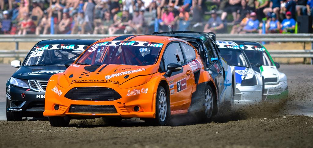 Rallicrossin SM-sarja Rallicross on rallin ja rata-ajon vauhdikas yhdistelmä, jossa yhdistyvät tehokkaat autot, näyttävät ajolinjat ja kamppailulajin parhaat ominaisuudet.