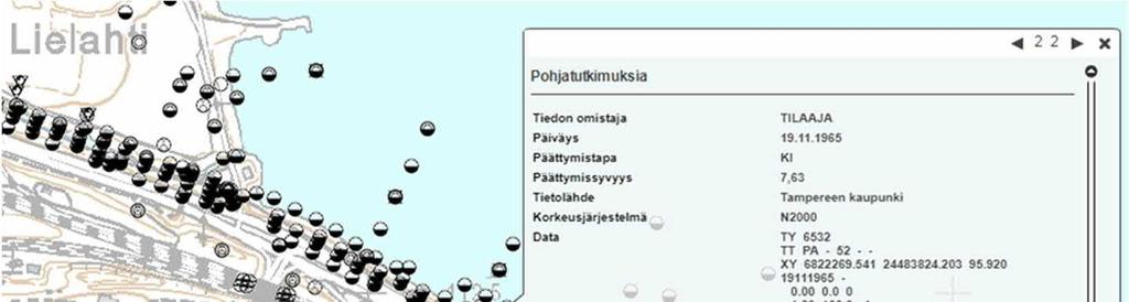 POHJATUTKIMUSREKISTERI 12 GTK:n pohjatutkimusrekisterissä 636