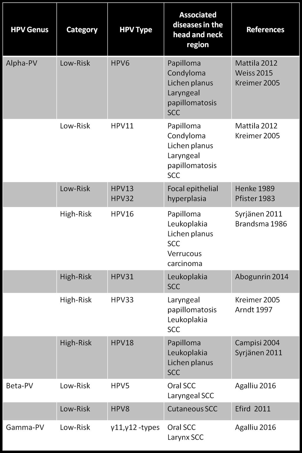 HPV on liitetty