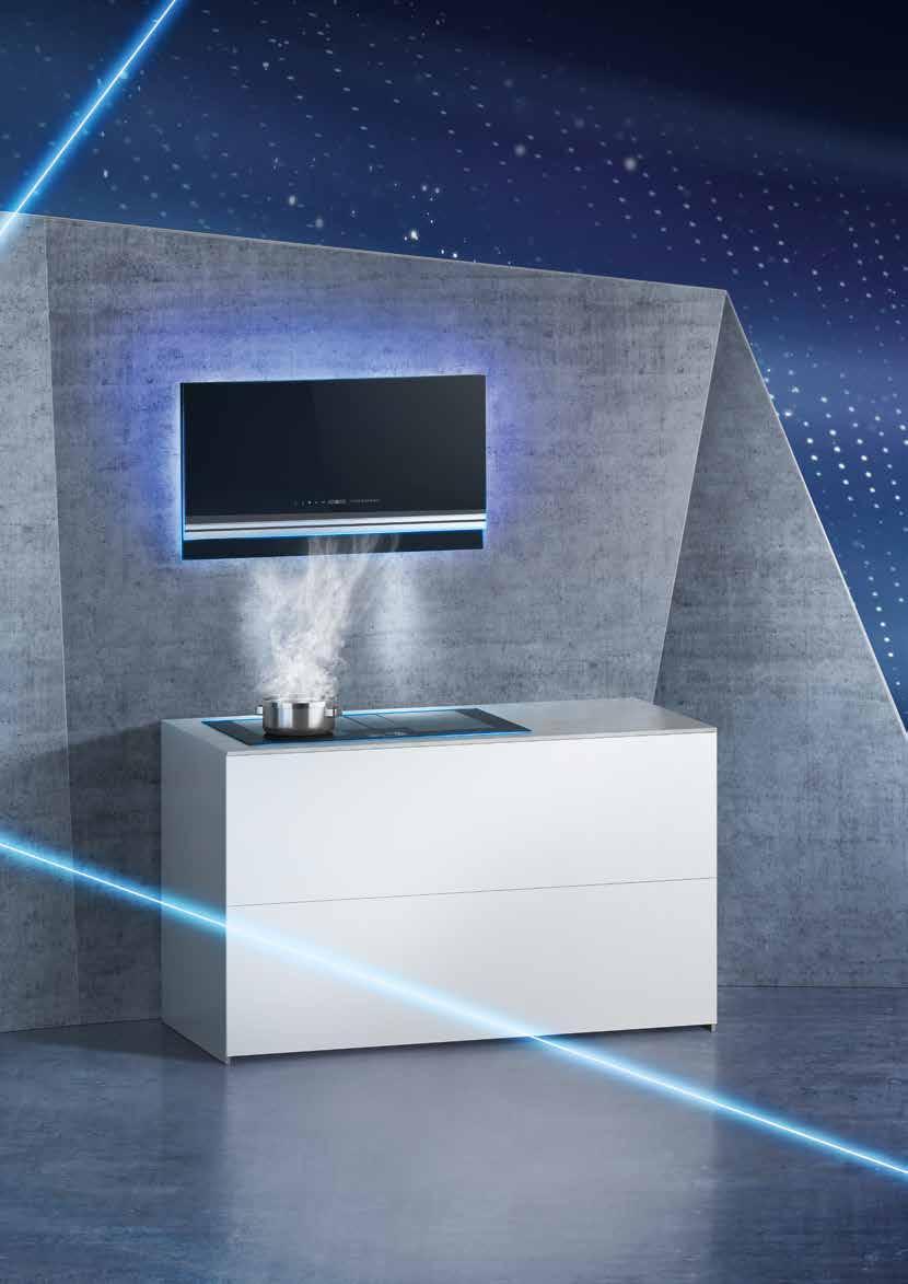 Home Connect Yhdistä tulevaisuuteen jo tänään Home Connectsovelluksen avulla. Ohjaa ja valvo liesituulettimen toimintaa helposti ja yksinkertaisest, missä sitten oletkin.