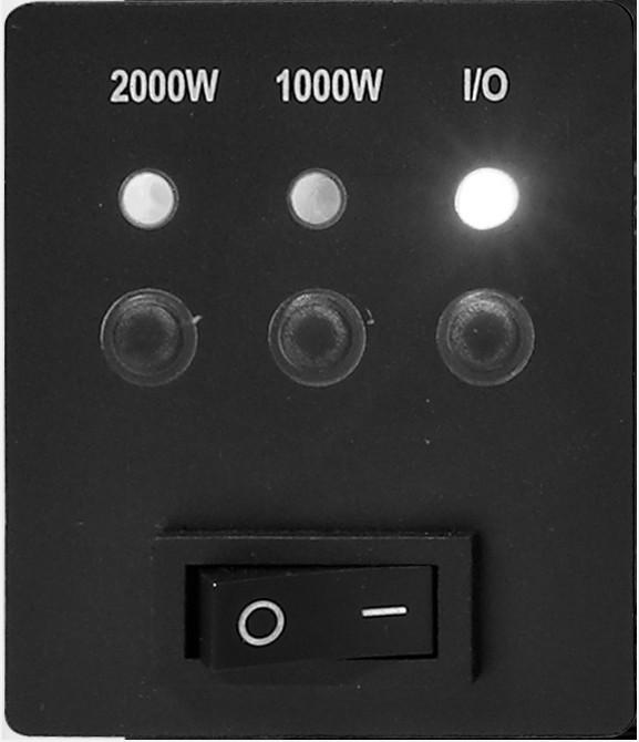 matalatasoisen lämmityksen (1000W) Paina aktivoidaksesi korkeatasoisen lämmityksen (2000W) Käyttö