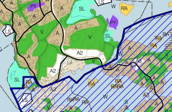 Suunnittelualue käsittää Suvisaarentien eteläpuoleista aluetta, Suinonsalmen (Hanikan) uimaranta-alueen ja Vikingaborgin alueen sekä näihin mahdollisesti rajautuvia alueita.