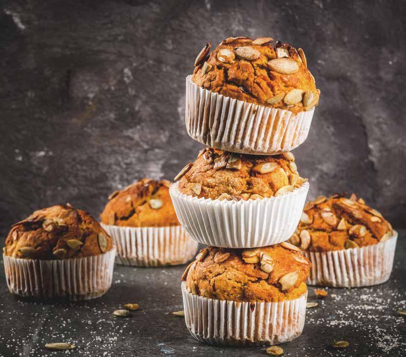 LEIVONNAISET Muffinit, pakaste 7222 Wibox Wienermunkki, kypsä, FI 30 x 110 g 10232660 Porkkanakakkumuffinssi pakaste, DE 36 x 115 g 10083637 Suklaa-nougatmuffinssi pakaste, DE 35 x 115 g 10187357